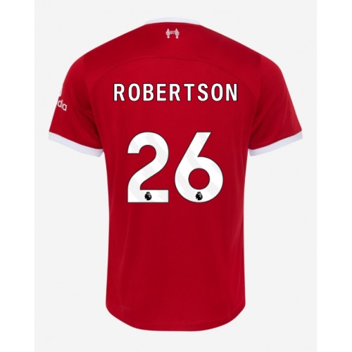 Fotballdrakt Herre Liverpool Andrew Robertson #26 Hjemmedrakt 2023-24 Kortermet